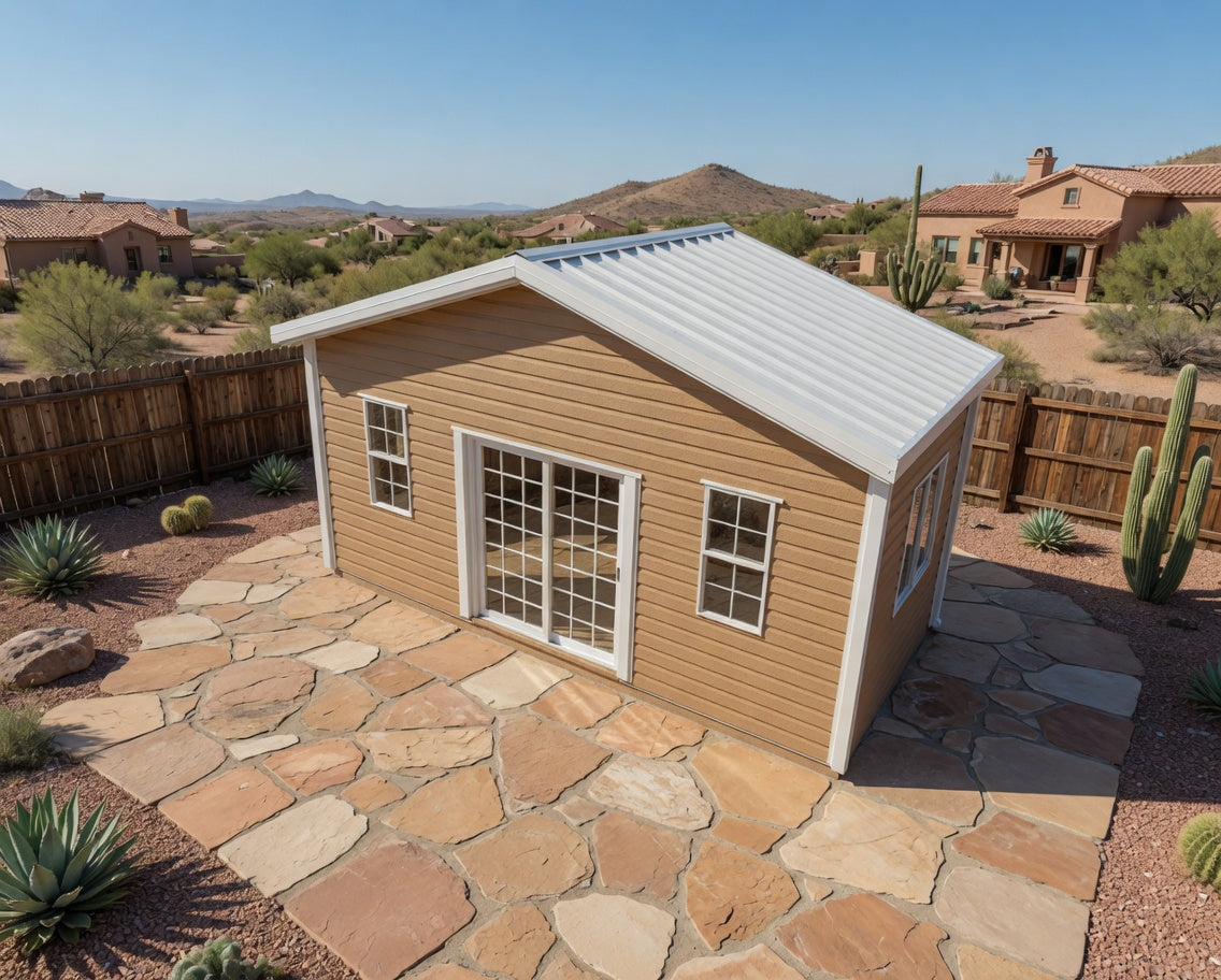 Premium Bungalow 10x20 Without Porch; Model S056NP