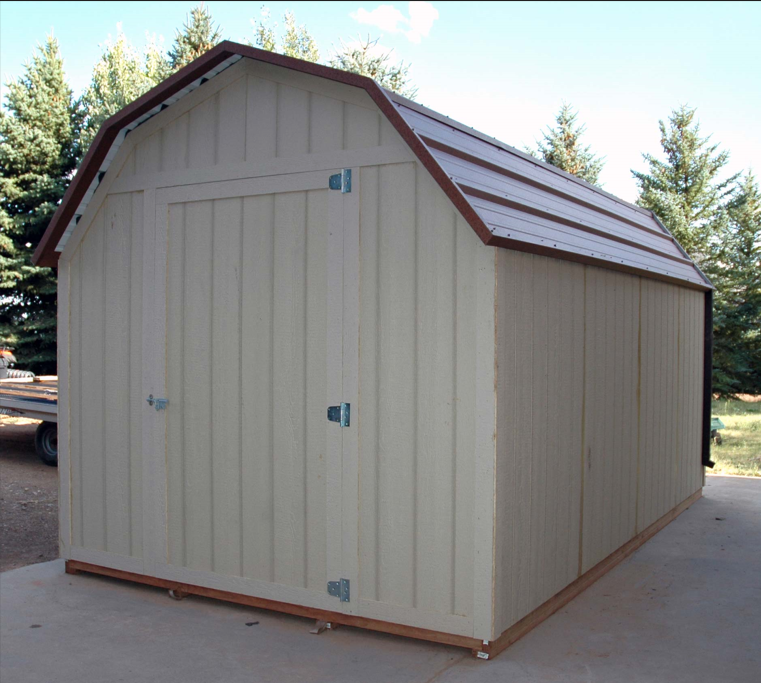 Dutch Style Gambrel Shed 10 ft x 18 ft
