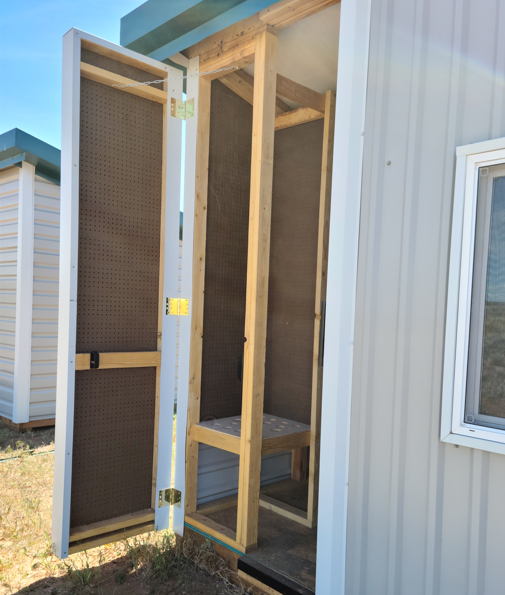 Shed Roof Steel 11 ft x 17 ft with 6 ft sliding door