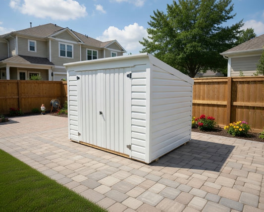 Classic 8x10 Double Doors, Shed Roof