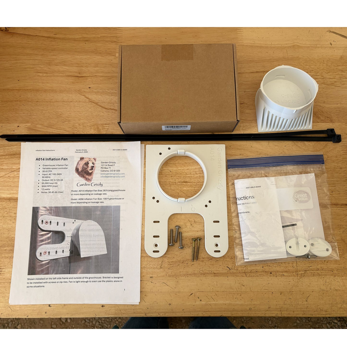 A014 Inflation Blower 30 CFM