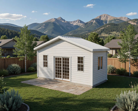 Premium Bungalow 10x20 Without Porch; Model S056NP