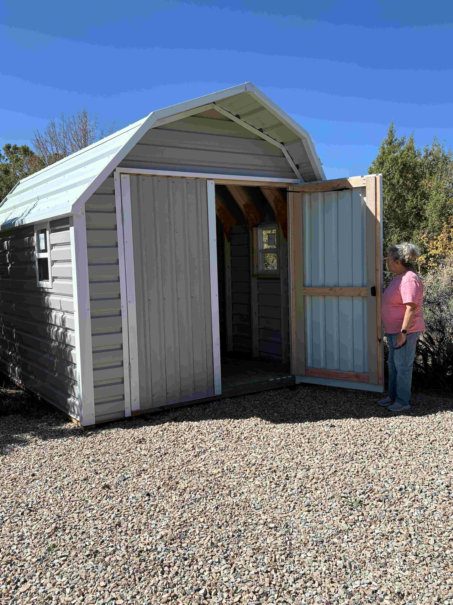 Dutch Style Gambrel Shed 10 ft x 18 ft; S052