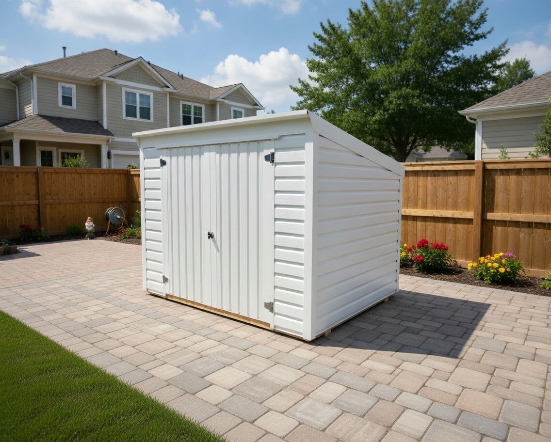 Classic 8x10 Double Doors, Shed Roof; Model S059